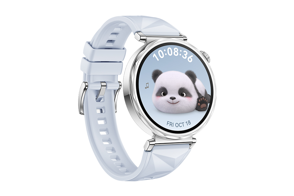 Huawei Watch GT 5 41mm viền thép dây cao su Màu Xanh Dương