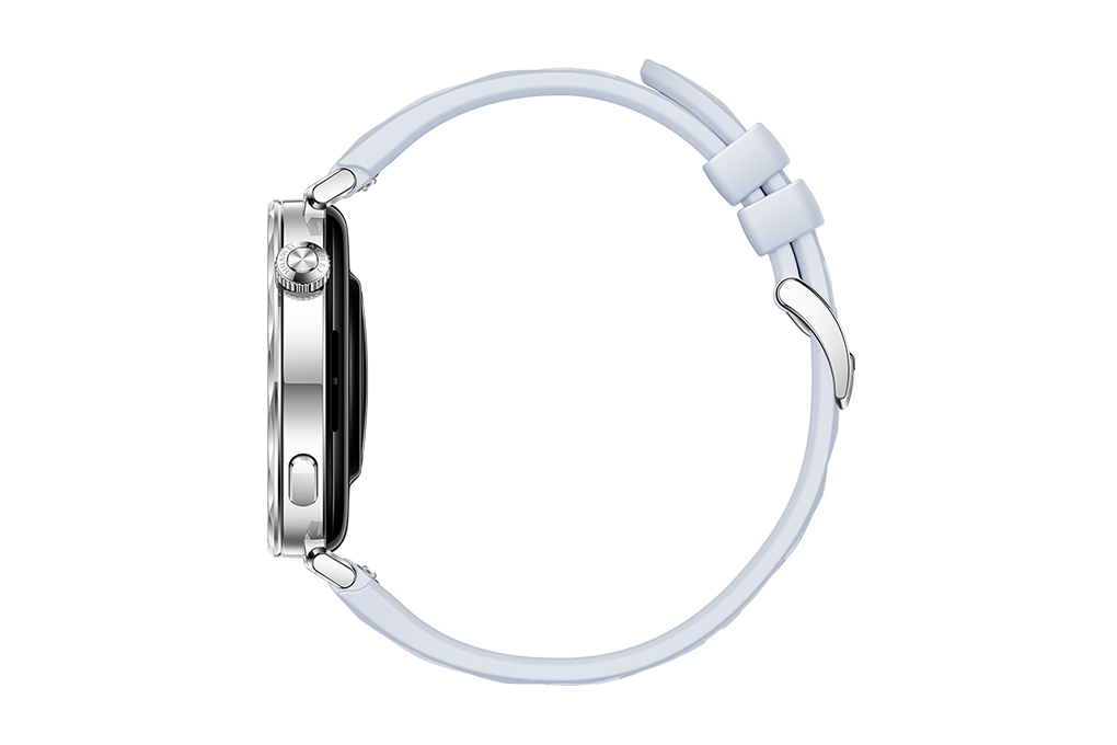 Huawei Watch GT 5 41mm viền thép dây cao su Màu Xanh Dương