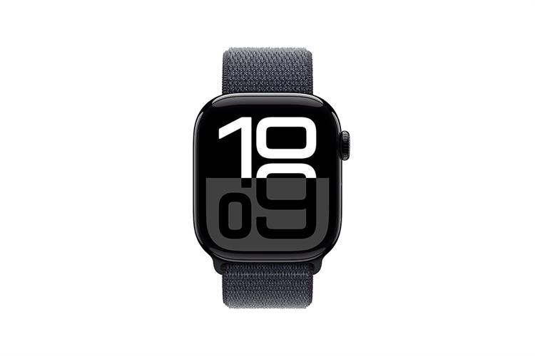 Apple Watch Series 10 GPS 46mm viền nhôm dây vải Màu Đen bóng