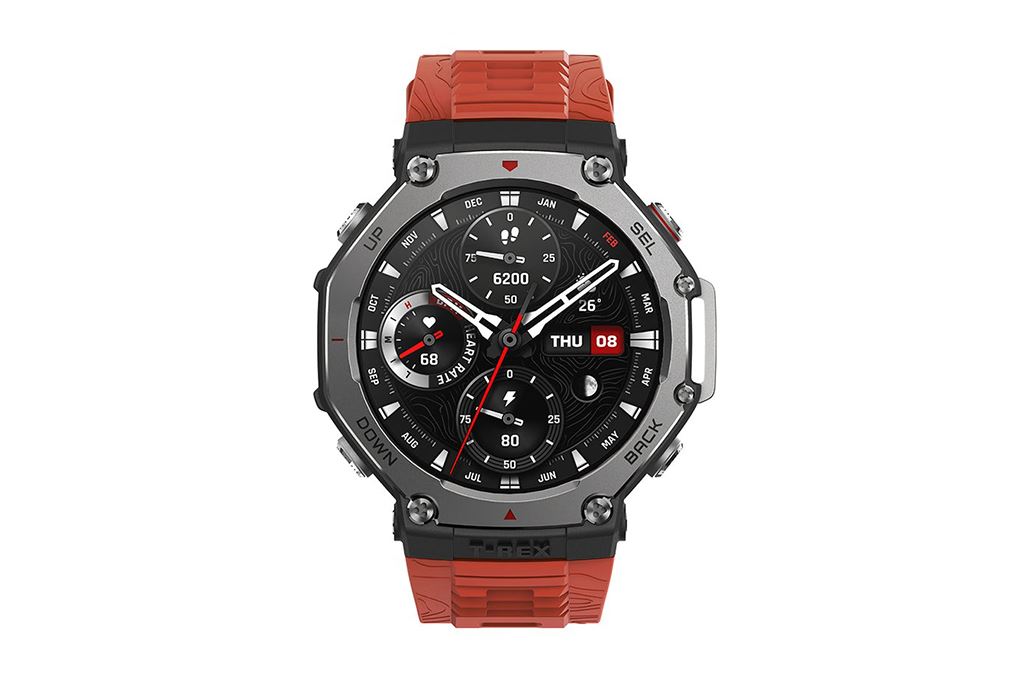 Amazfit T-Rex 3 47.1mm dây silicone Màu Cam