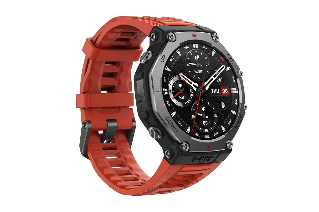 Amazfit T-Rex 3 47.1mm dây silicone Màu Cam