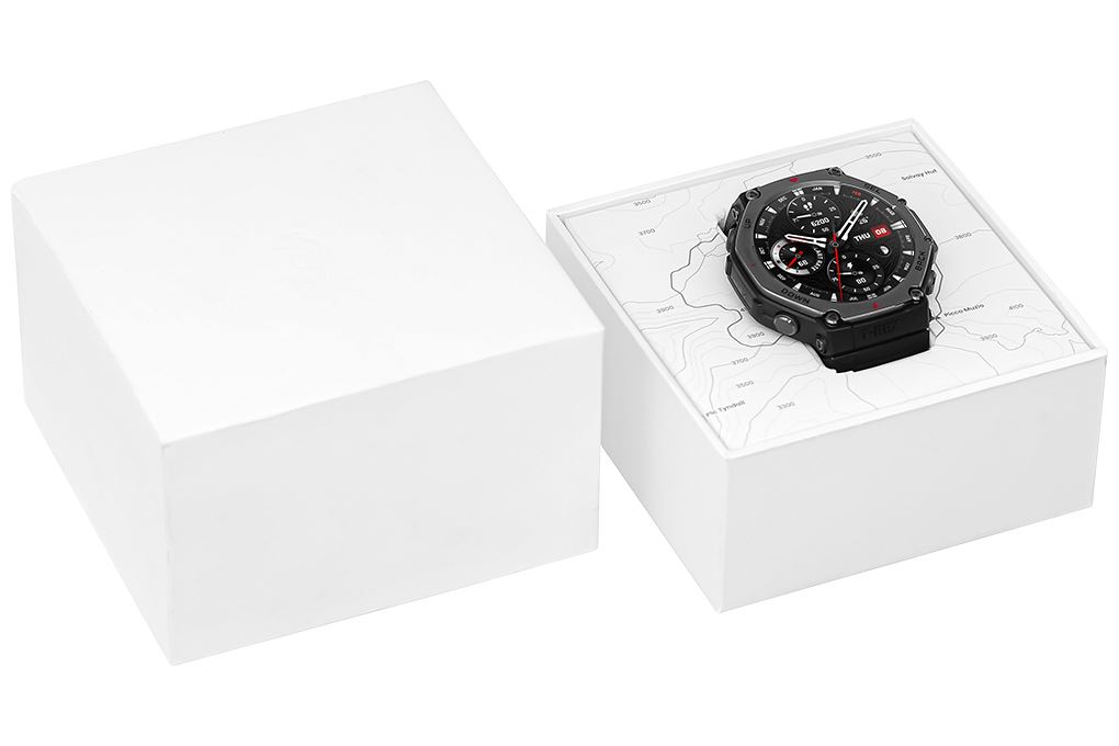 Amazfit T-Rex 3 47.1mm dây silicone Màu Đen