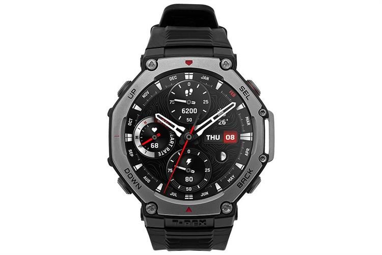 Amazfit T-Rex 3 47.1mm dây silicone Màu Đen