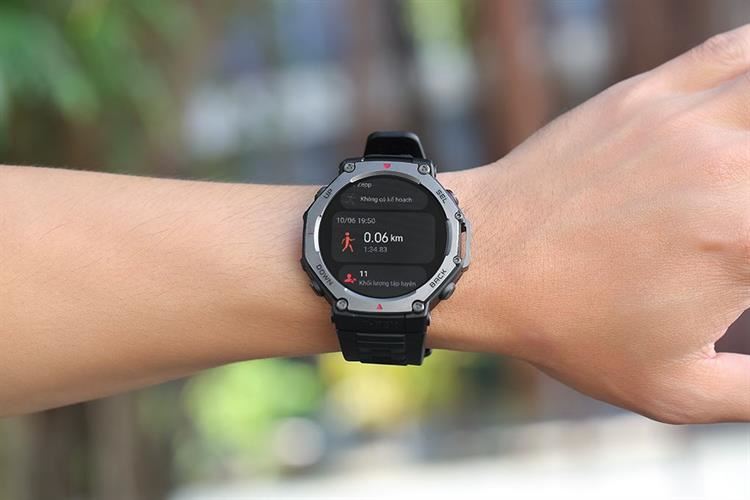 Amazfit T-Rex 3 47.1mm dây silicone Màu Đen