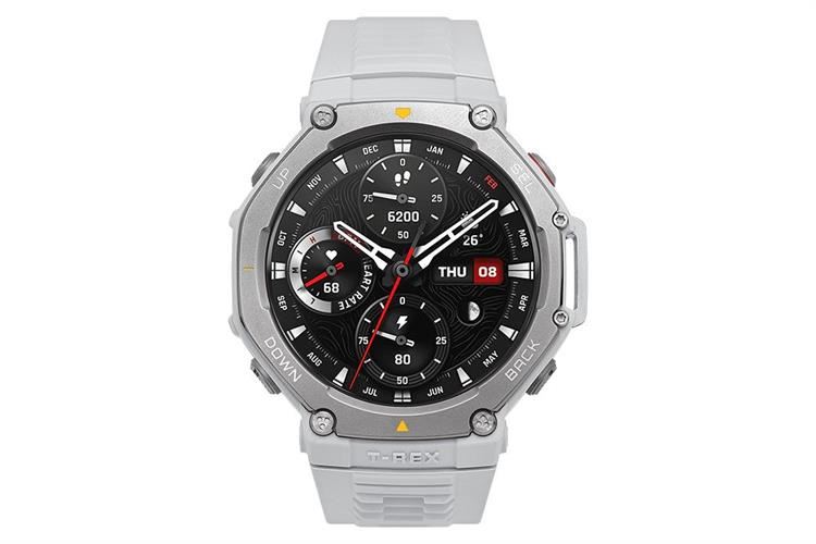 Amazfit T-Rex 3 47.1mm dây silicone Màu Xám nhạt