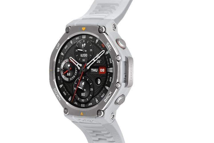 Amazfit T-Rex 3 47.1mm dây silicone Màu Xám nhạt