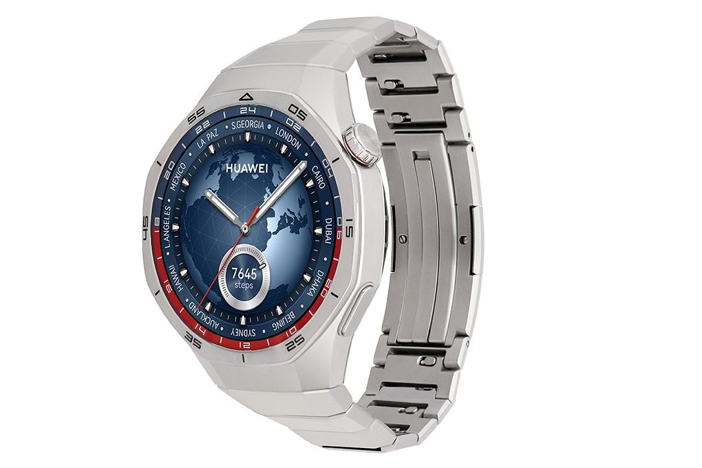 Huawei Watch GT 5 Pro 46mm viền Titanium dây Titanium Màu Bạc