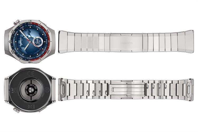 Huawei Watch GT 5 Pro 46mm viền Titanium dây Titanium Màu Bạc