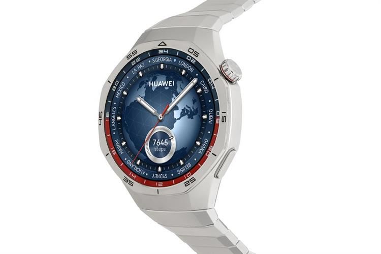 Huawei Watch GT 5 Pro 46mm viền Titanium dây Titanium Màu Bạc