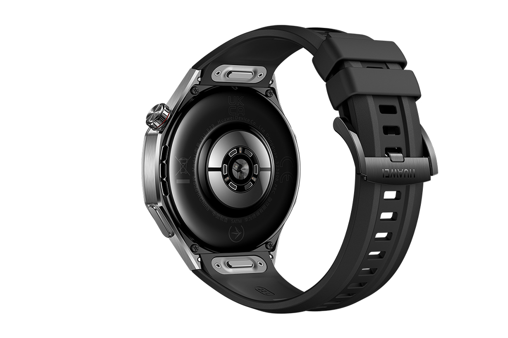 Huawei Watch GT 5 Pro 46mm viền Titanium dây cao su Màu Đen