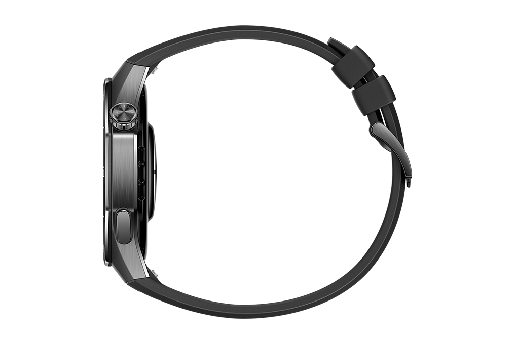 Huawei Watch GT 5 Pro 46mm viền Titanium dây cao su Màu Đen