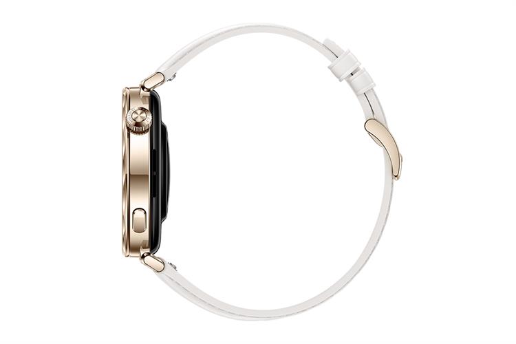 Huawei Watch GT 5 41mm viền thép dây da Màu Trắng