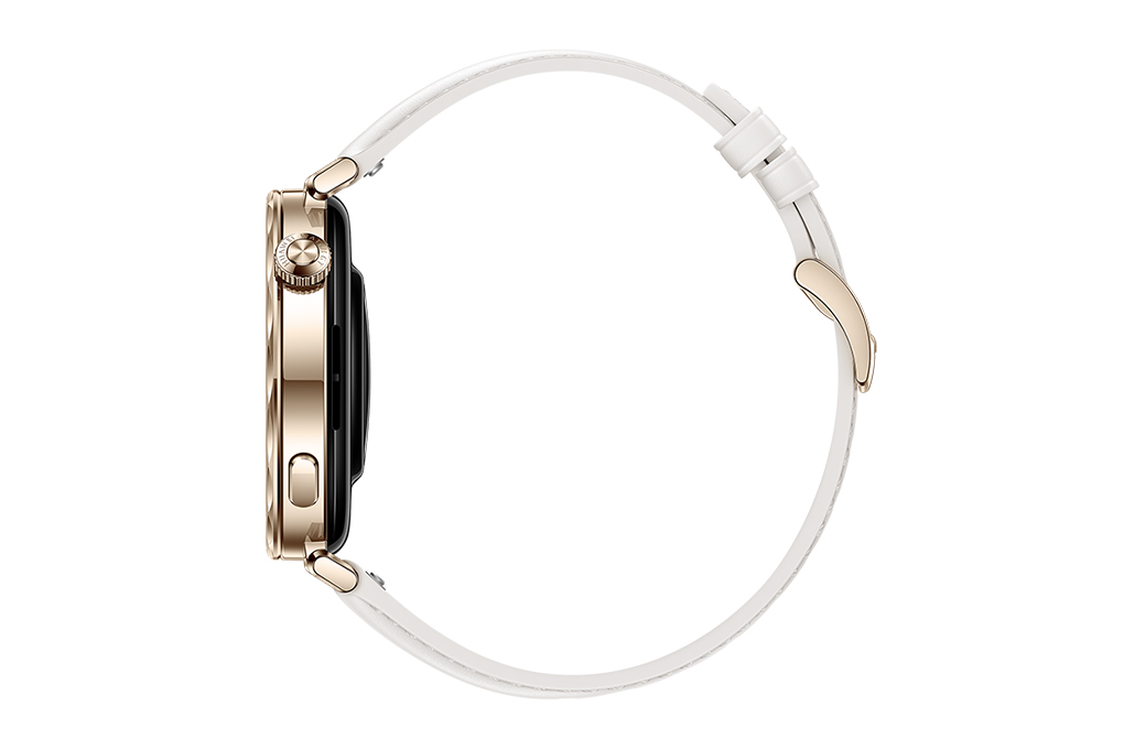 Huawei Watch GT 5 41mm viền thép dây da Màu Trắng