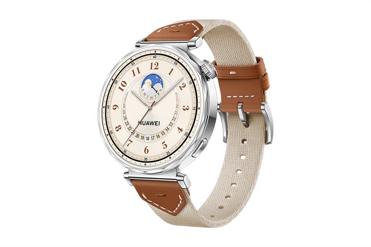 Huawei Watch GT 5 41mm viền thép dây Woven Màu Nâu