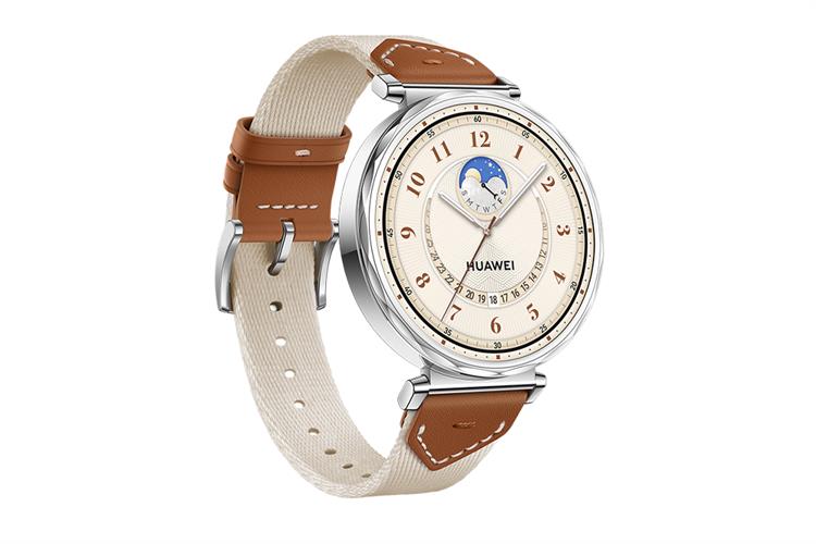 Huawei Watch GT 5 41mm viền thép dây Woven Màu Nâu
