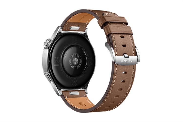 Huawei Watch GT 5 46mm viền thép dây da Màu Nâu