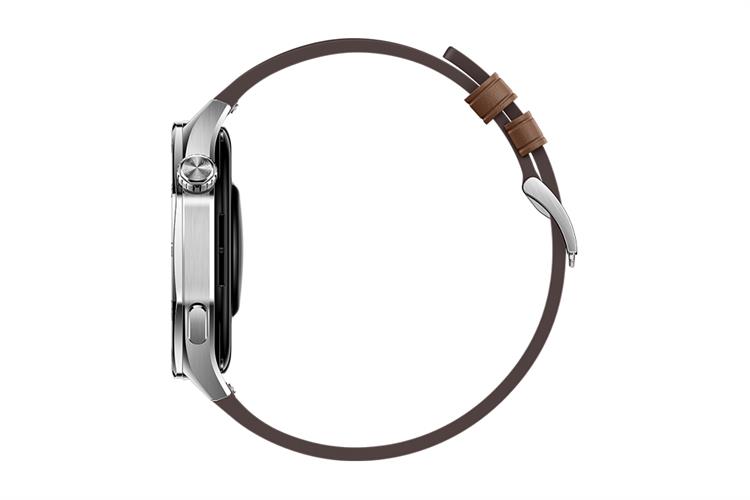 Huawei Watch GT 5 46mm viền thép dây da Màu Nâu
