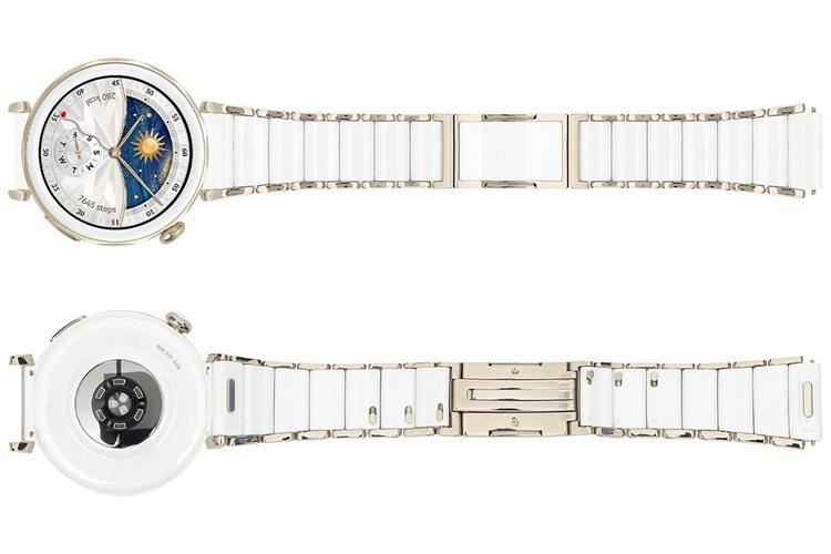 Huawei Watch GT 5 Pro 42mm viền gốm dây gốm Màu Trắng