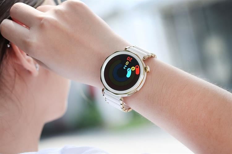 Huawei Watch GT 5 Pro 42mm viền gốm dây gốm Màu Trắng