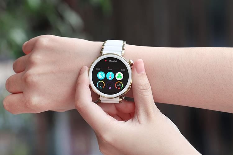 Huawei Watch GT 5 Pro 42mm viền gốm dây gốm Màu Trắng