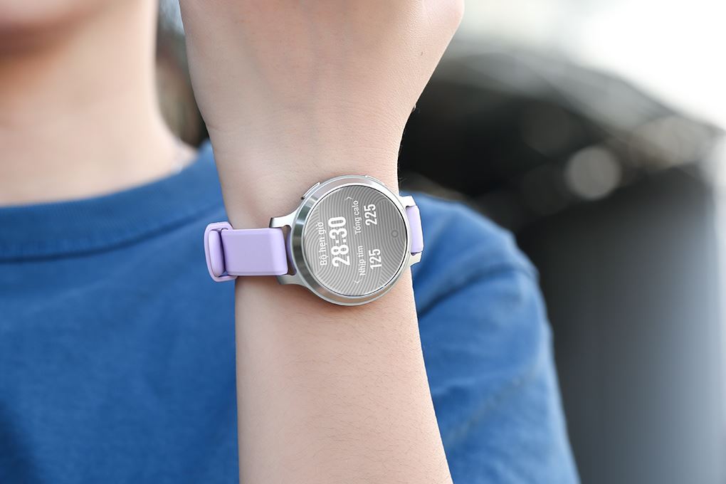 Garmin Lily 2 Active 38mm dây silicone Màu Tím