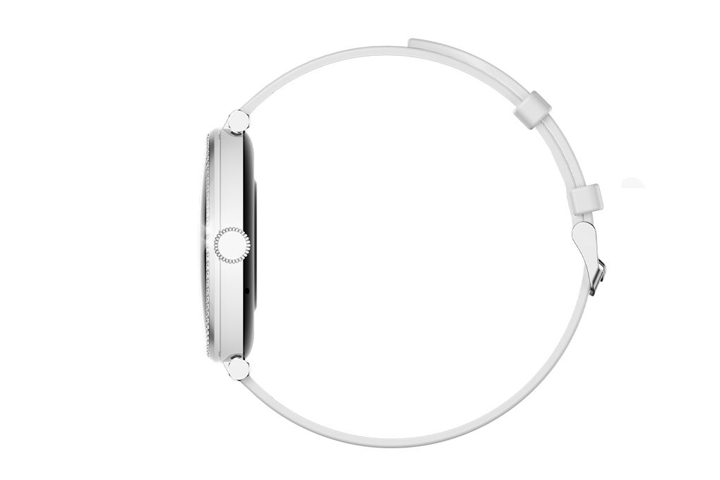 BeFit Luna 33mm dây da Màu Trắng