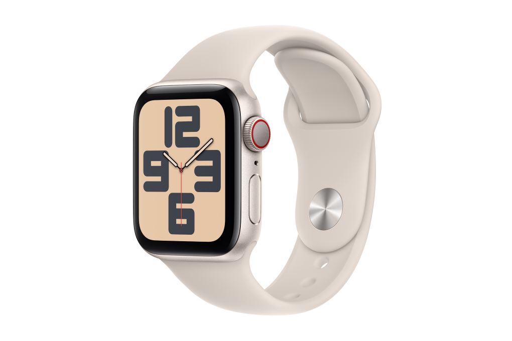 Apple Watch SE 2 GPS + Cellular 44mm viền nhôm dây thể thao Màu Trắng Starlight