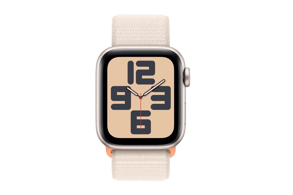 Apple Watch SE 2 GPS + Cellular 40mm viền nhôm dây vải Màu Trắng Starlight