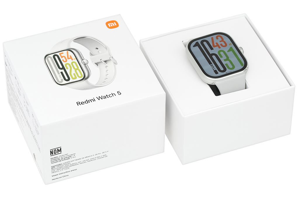 Xiaomi Redmi Watch 5 47.5 mm dây TPU Màu Bạc