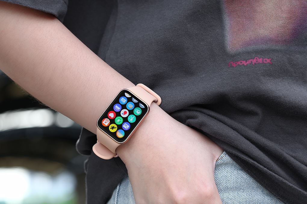 Vòng đeo tay thông minh Mi Band 9 Pro Màu Hồng