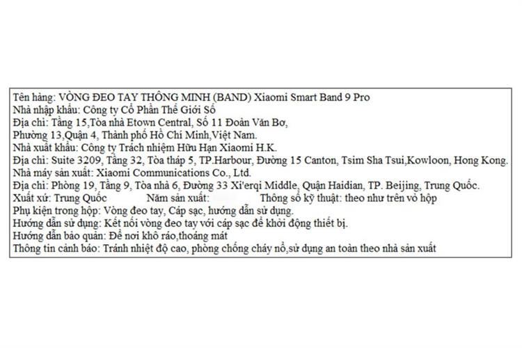 Vòng đeo tay thông minh Mi Band 9 Pro Màu Trắng