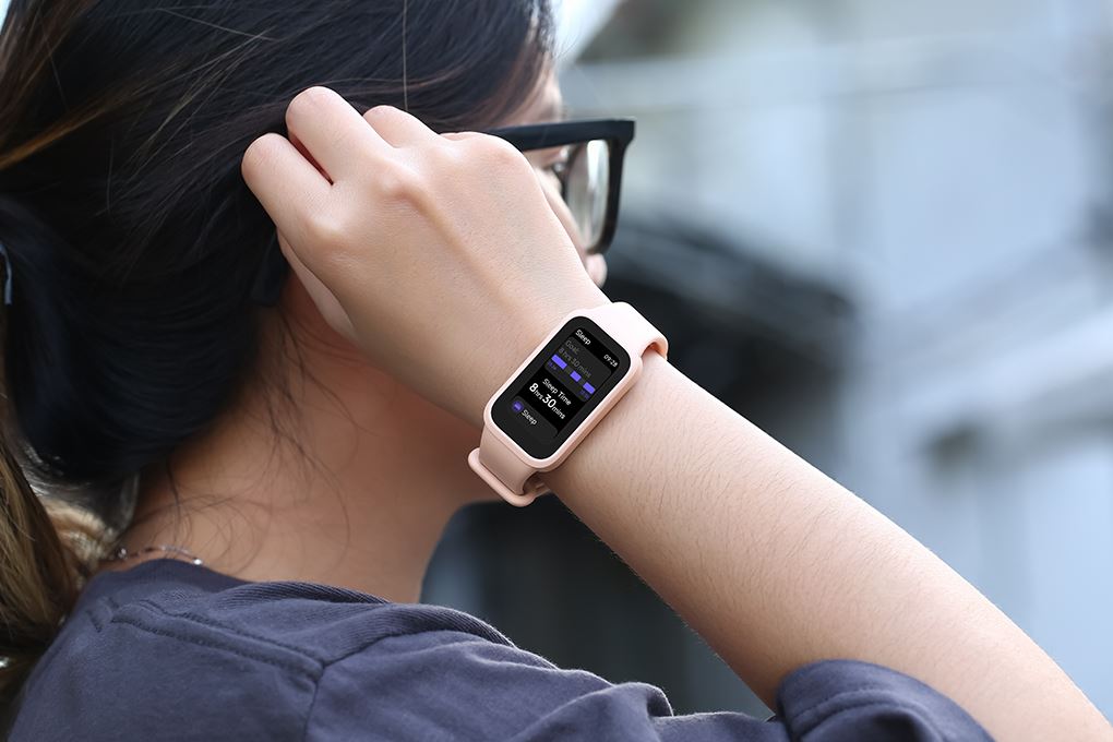 Vòng đeo tay thông minh Mi Band 9 Active Màu Hồng