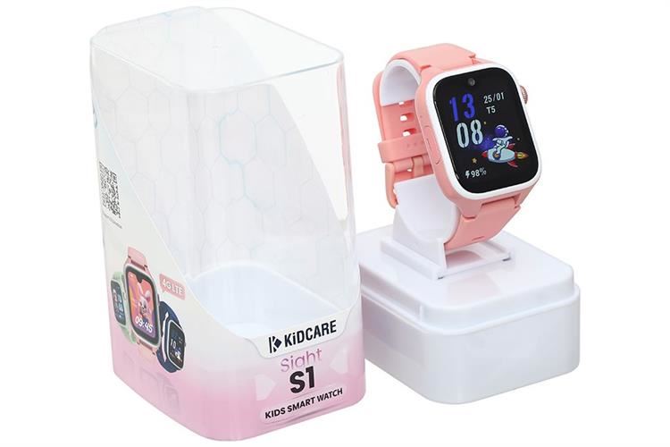 Đồng hồ định vị trẻ em Kidcare Sight S1 Màu Hồng