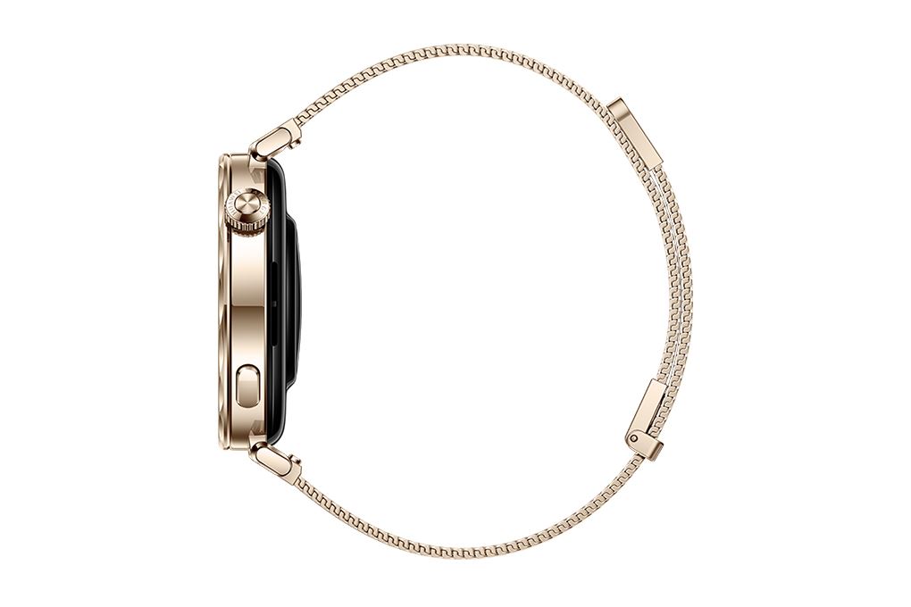 Huawei Watch GT 5 41mm viền thép dây Milanese Màu Vàng