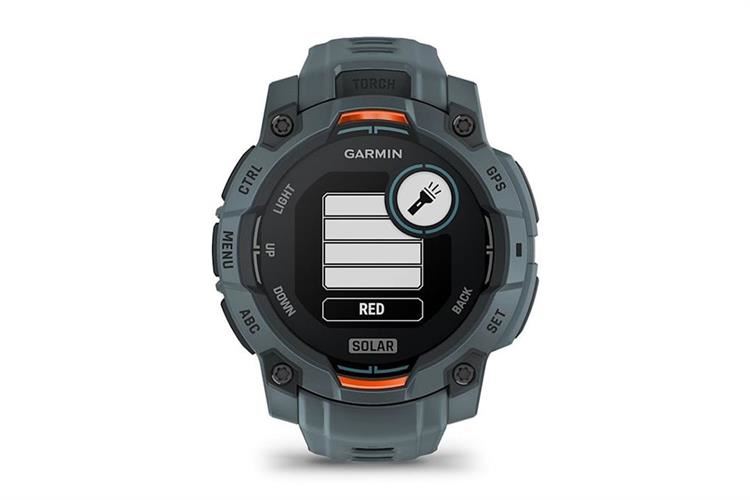 Garmin Instinct 3 Solar 45mm dây silicone Màu Xám