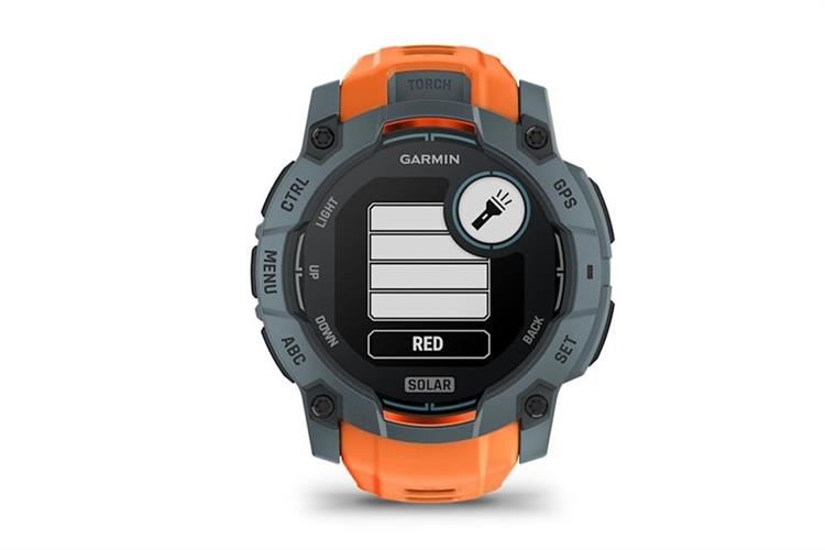 Garmin Instinct 3 Solar 50mm dây silicone Màu Cam