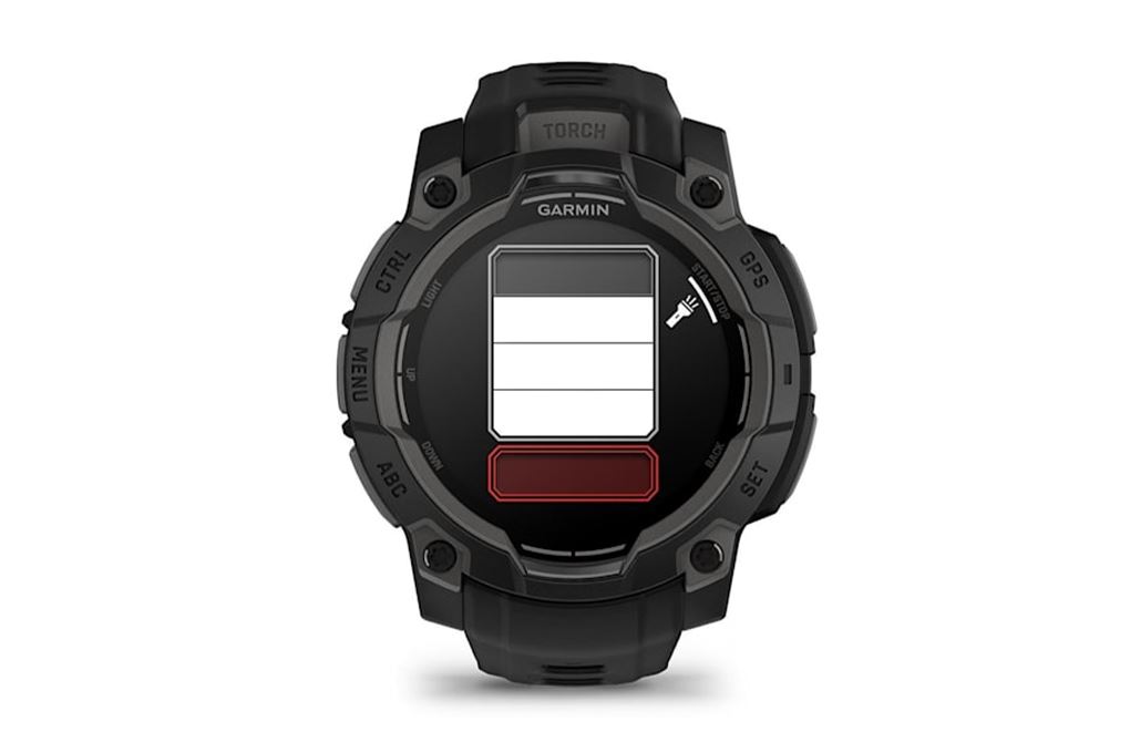 Garmin Instinct 3 45mm dây silicone Màu Đen