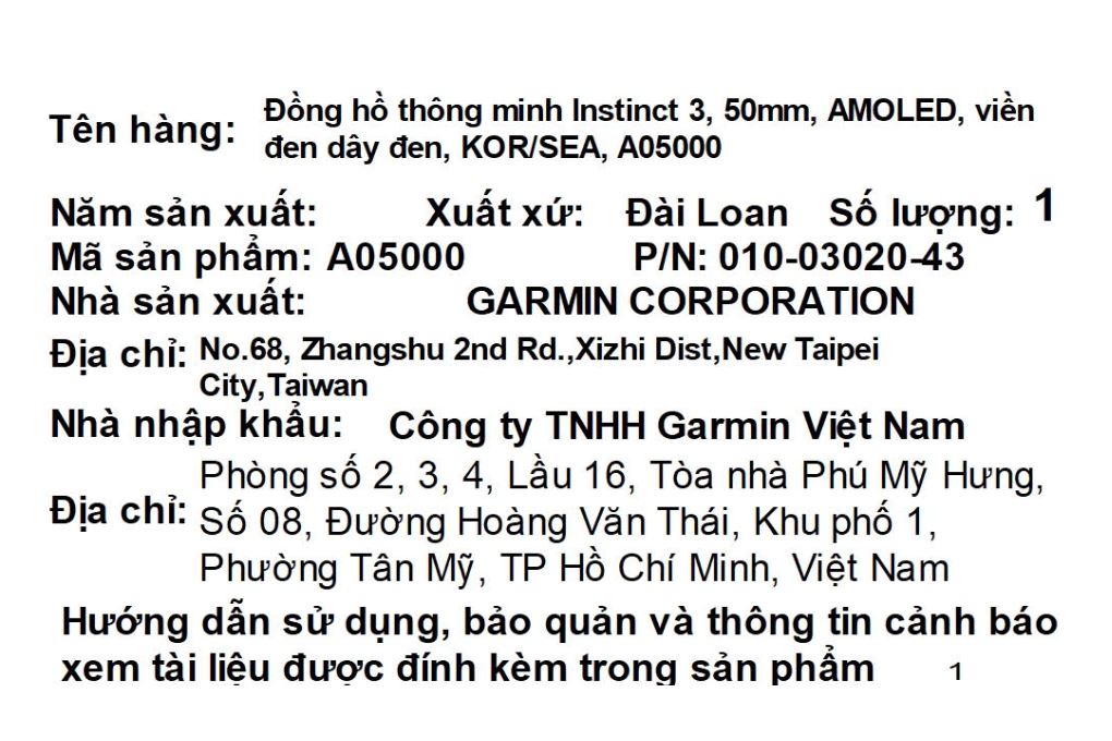 Garmin Instinct 3 50mm dây silicone Màu Đen - xanh dương