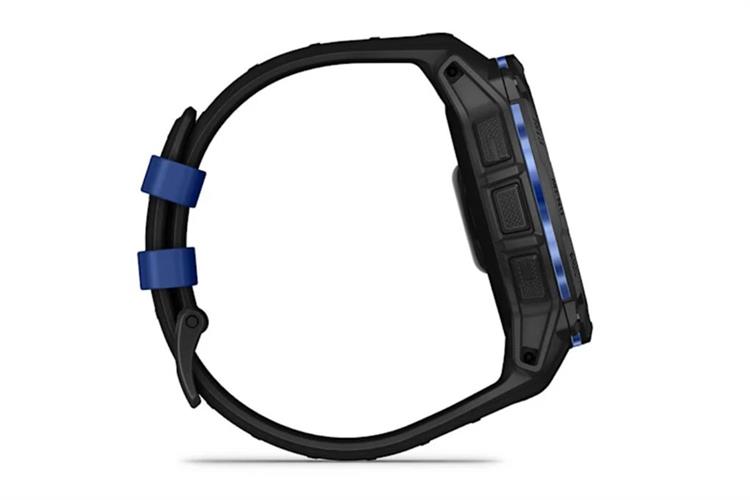 Garmin Instinct 3 50mm dây silicone Màu Đen - xanh dương