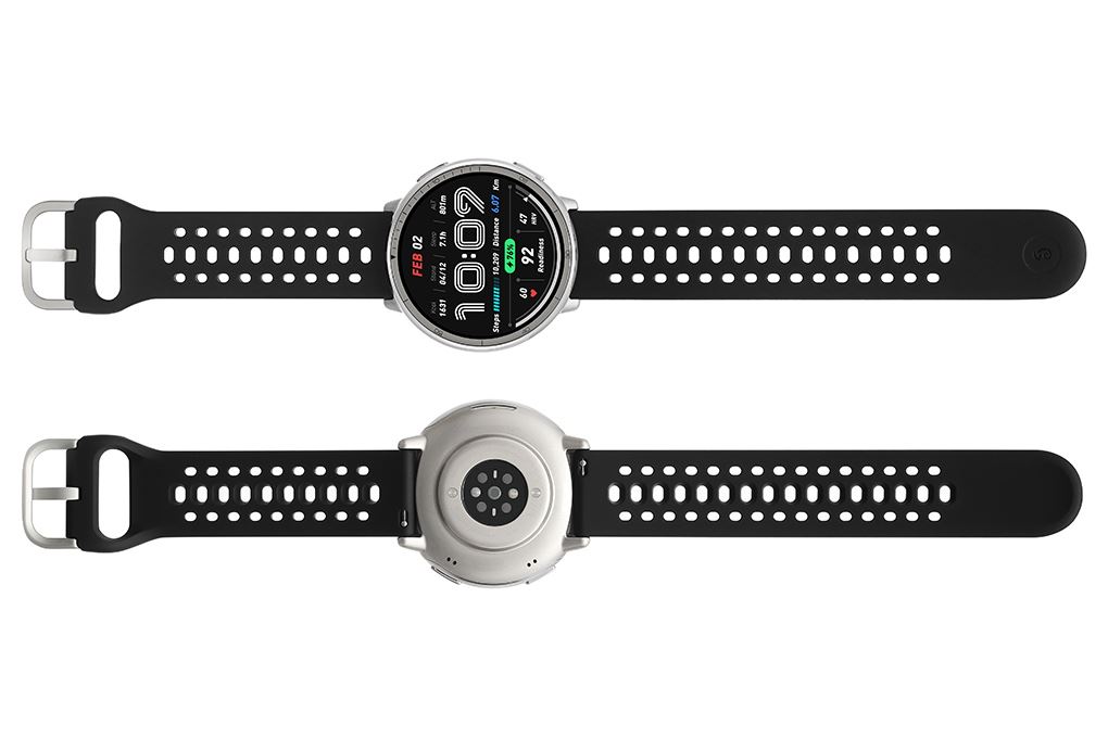 Amazfit Active 2 43.9mm dây silicone Màu Đen