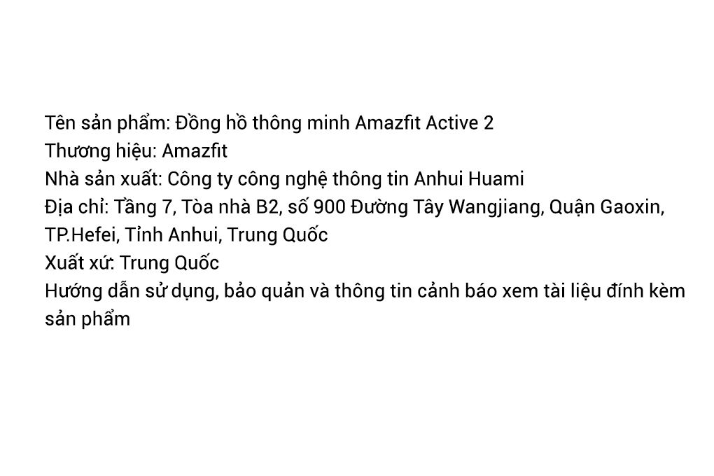 Amazfit Active 2 43.9mm dây silicone Màu Đen