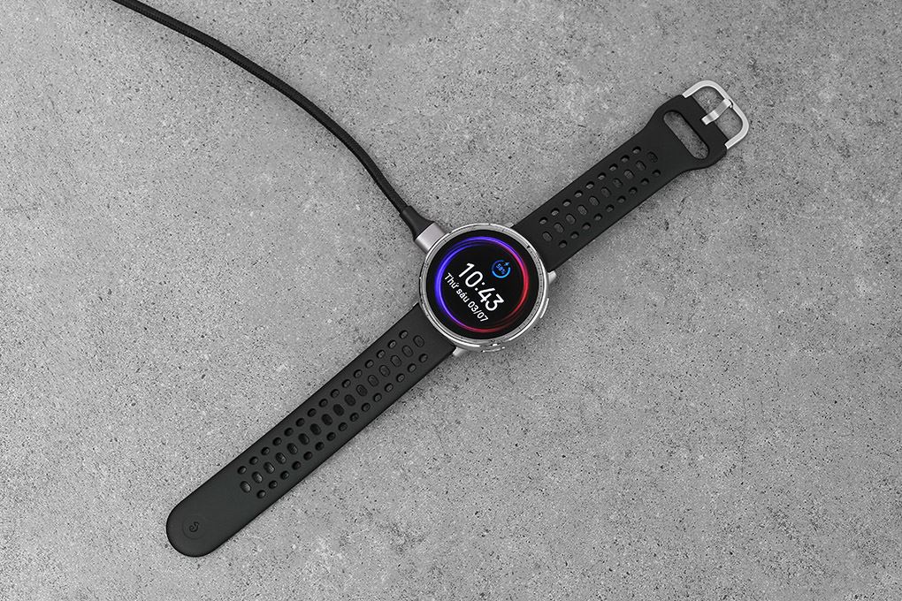 Amazfit Active 2 43.9mm dây silicone Màu Đen