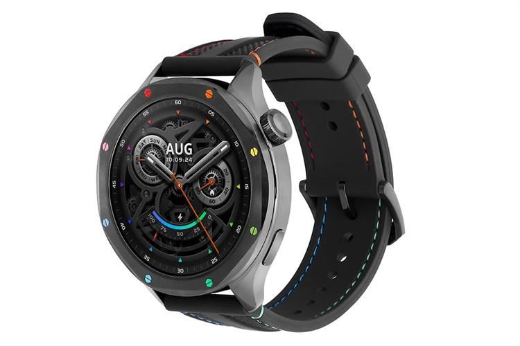 Xiaomi Watch S4 47mm dây silicone Đen Cầu Vồng Màu Đen