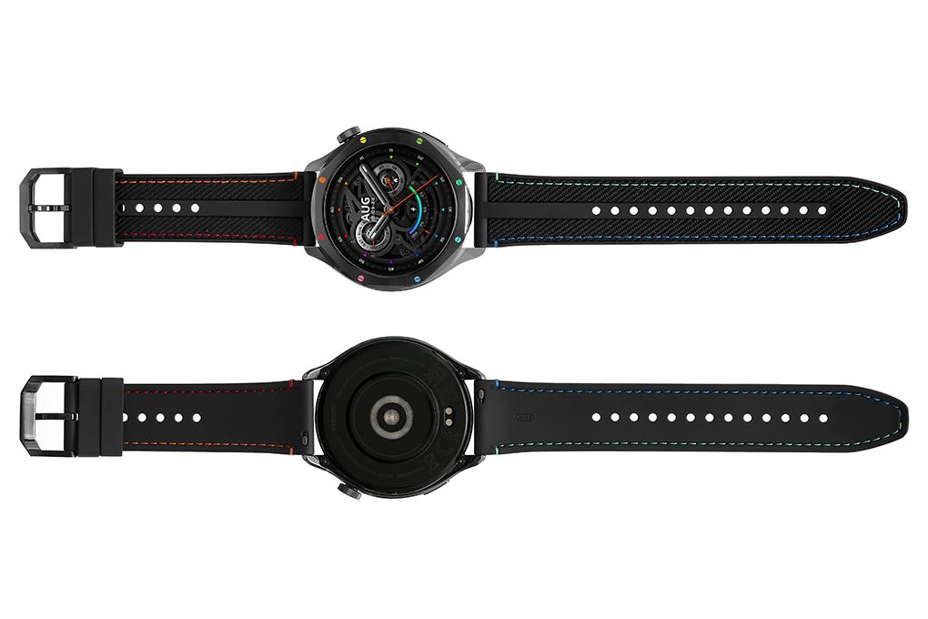 Xiaomi Watch S4 47mm dây silicone Đen Cầu Vồng Màu Đen