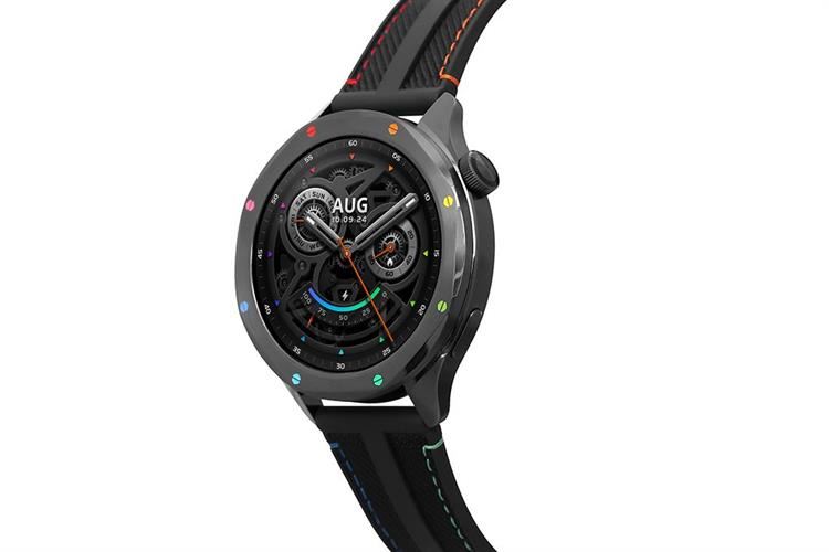 Xiaomi Watch S4 47mm dây silicone Đen Cầu Vồng Màu Đen