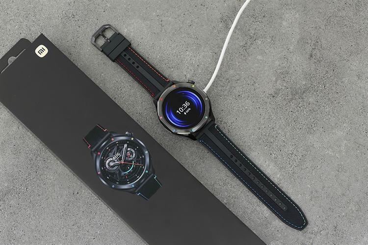 Xiaomi Watch S4 47mm dây silicone Đen Cầu Vồng Màu Đen