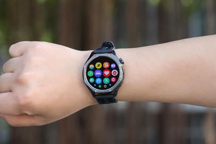 Xiaomi Watch S4 47mm dây silicone Đen Cầu Vồng Màu Đen