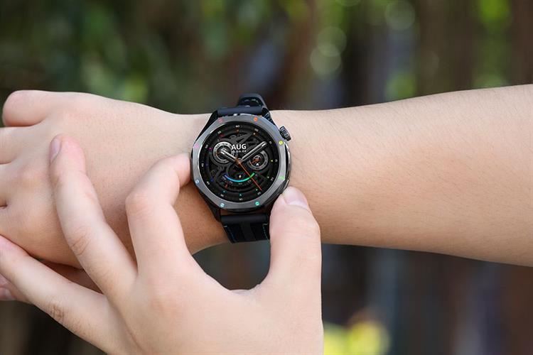Xiaomi Watch S4 47mm dây silicone Đen Cầu Vồng Màu Đen