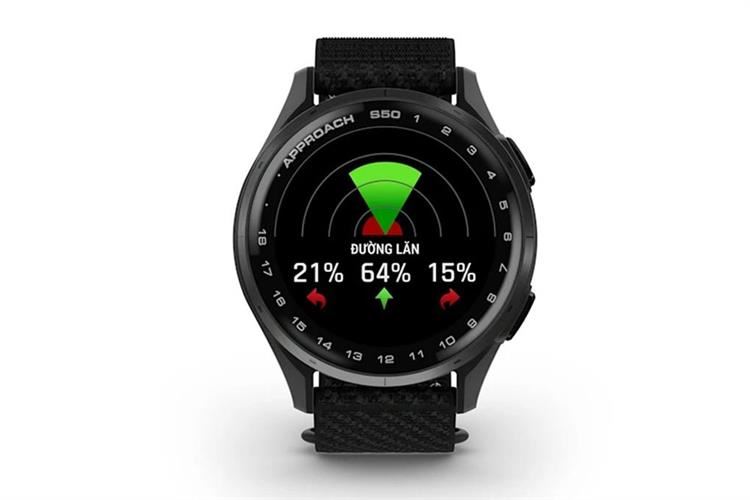Garmin Approach S50 43mm dây nylon Màu Đen