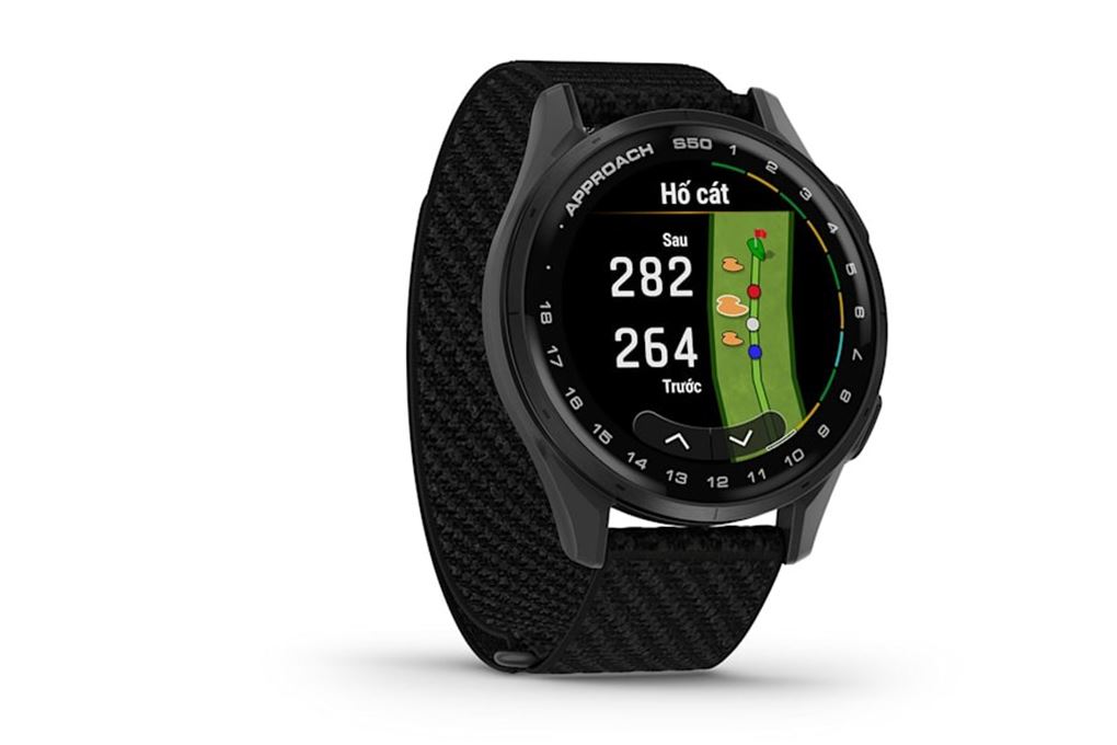 Garmin Approach S50 43mm dây nylon Màu Đen